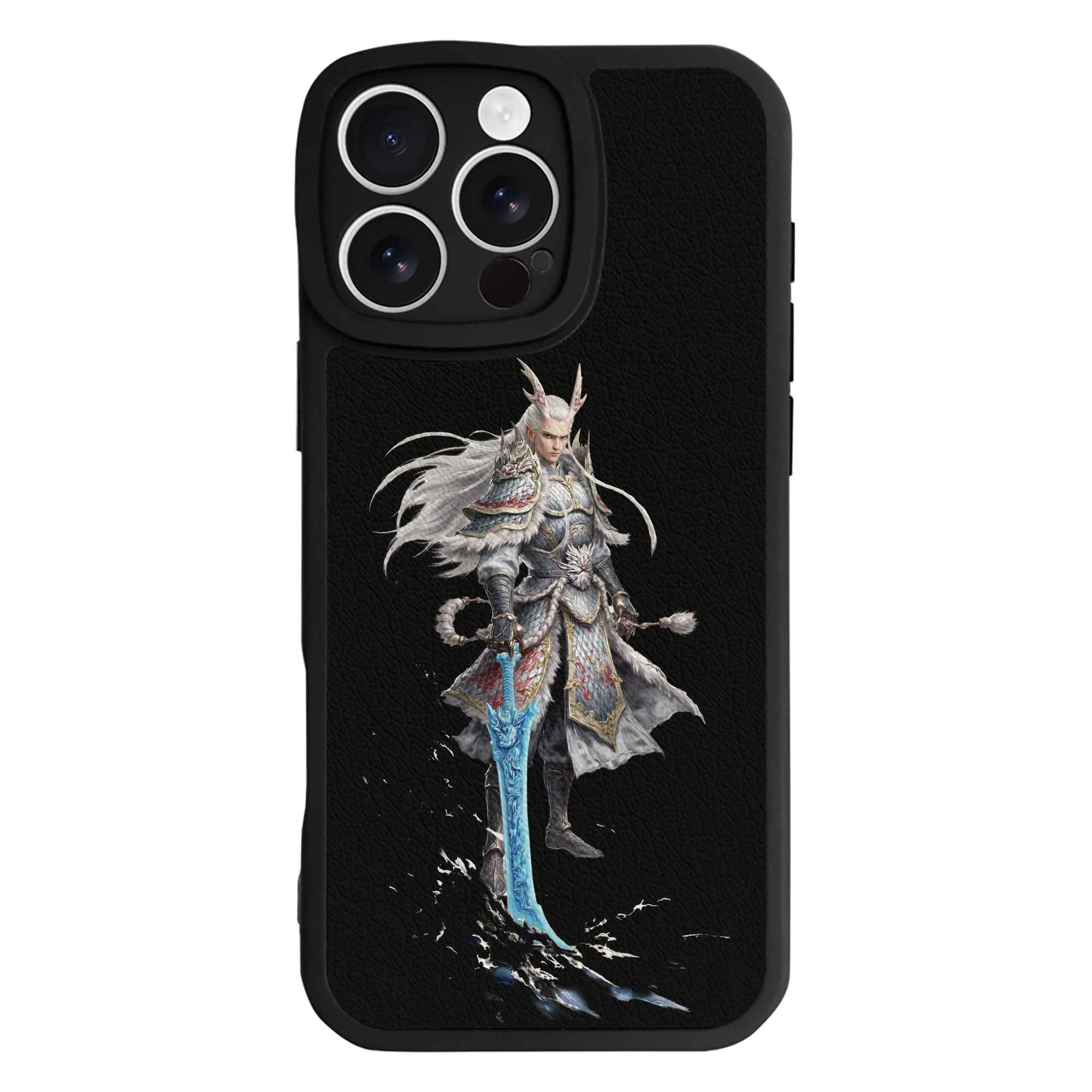 （画像用） Ne Zha 2 ナタ 魔童の大暴れ 【iPhone 16シリーズ対応】シリコンスマホケース（レザー調） 材質：シリコン